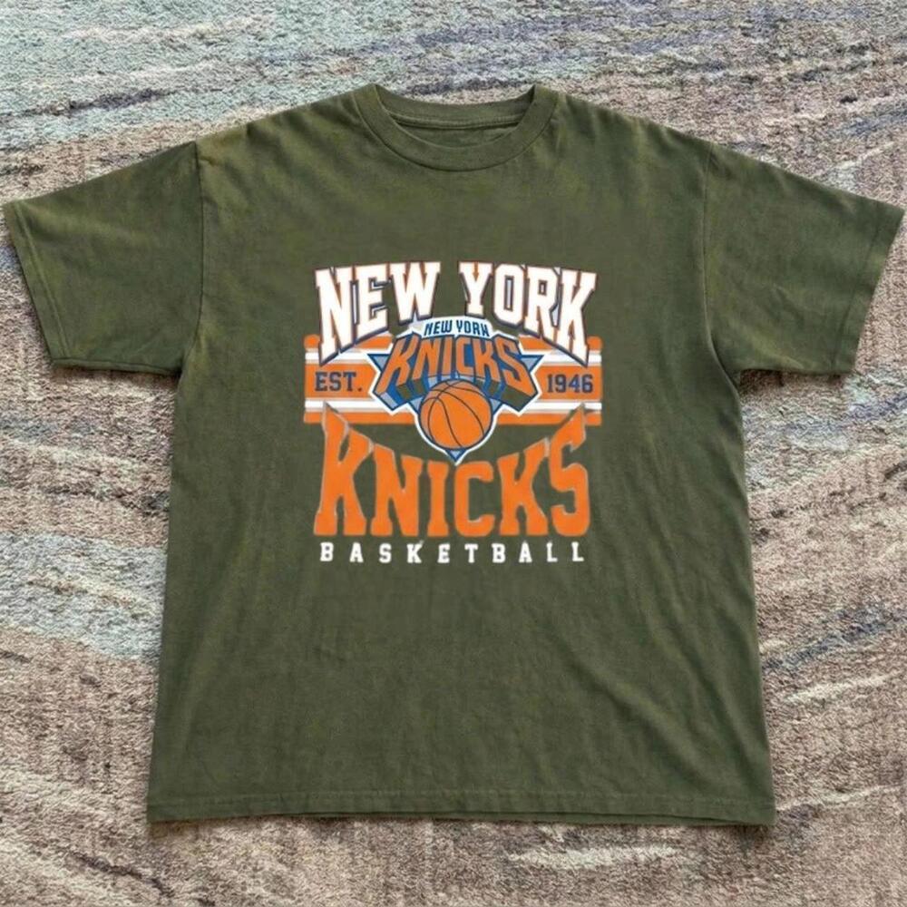 New York Knicks Green Basketball Tee